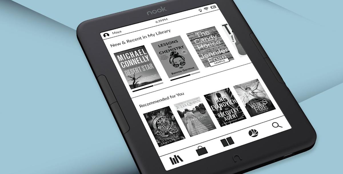 Barnes & Noble svela un e-reader economico Nook GlowLight 4e