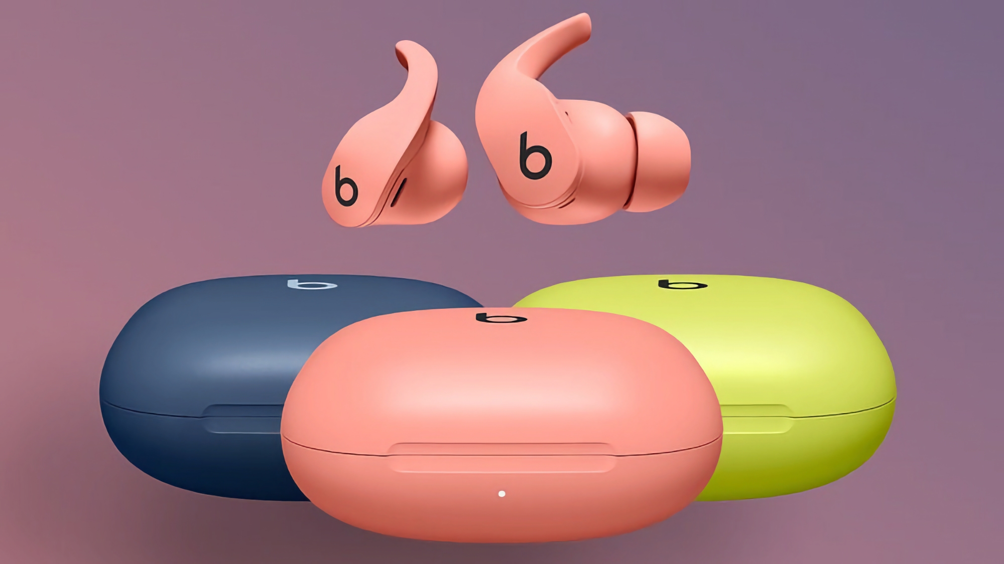Tidal Blue, Volt Yellow und Coral Pink: Apple stellt neue Farben für den TWS Beats Fit Pro vor