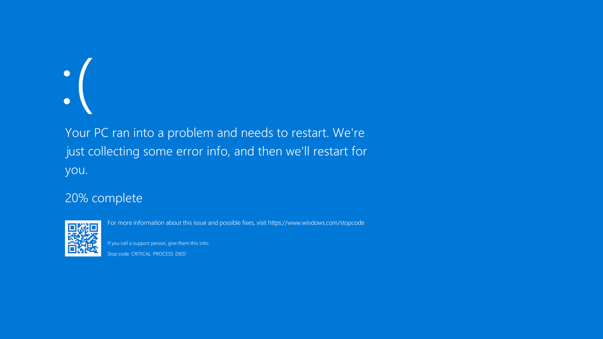 Blue screen of death returns on Windows 11