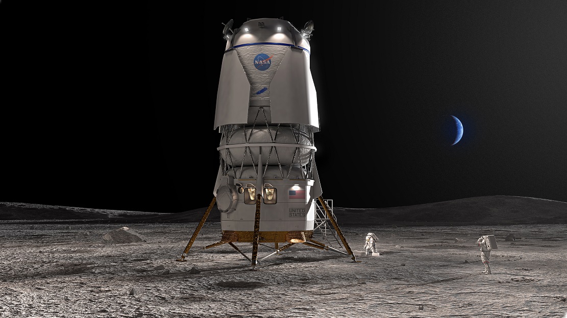 Lockheed Martin, Boeing i Blue Origin zbudują statek kosmiczny, który zabierze ludzi na Księżyc w ramach misji Artemis V.
