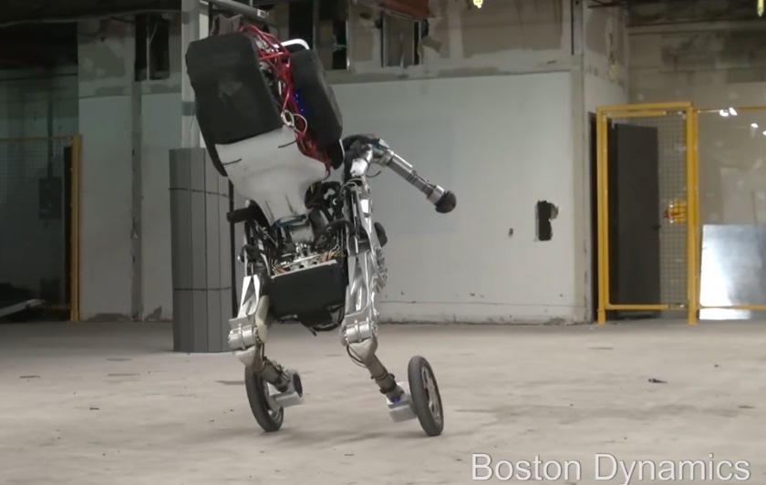 Handle: прыткий двухколесный робот Boston Dynamics
