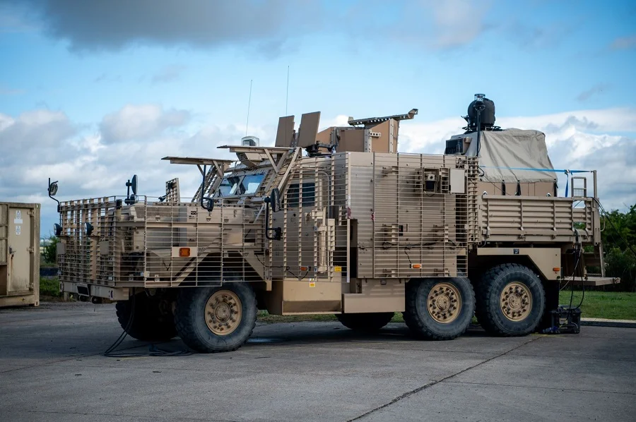 British Army tests powerful laser weapon from Wolfhound combat vehicle for the first time
