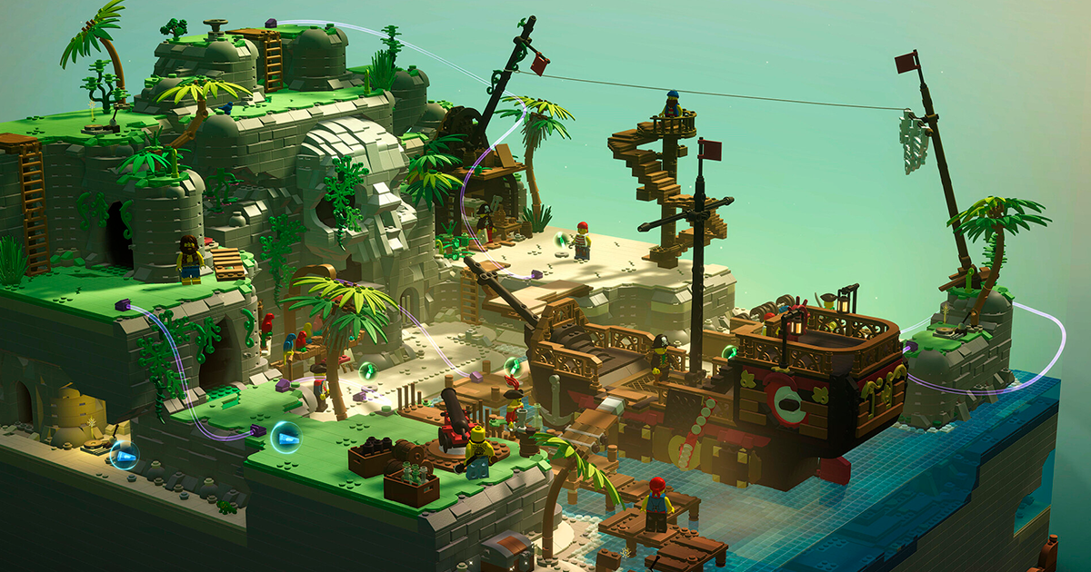 LEGO Bricktales has been released: a creative puzzle game where players travel to different picturesque worlds