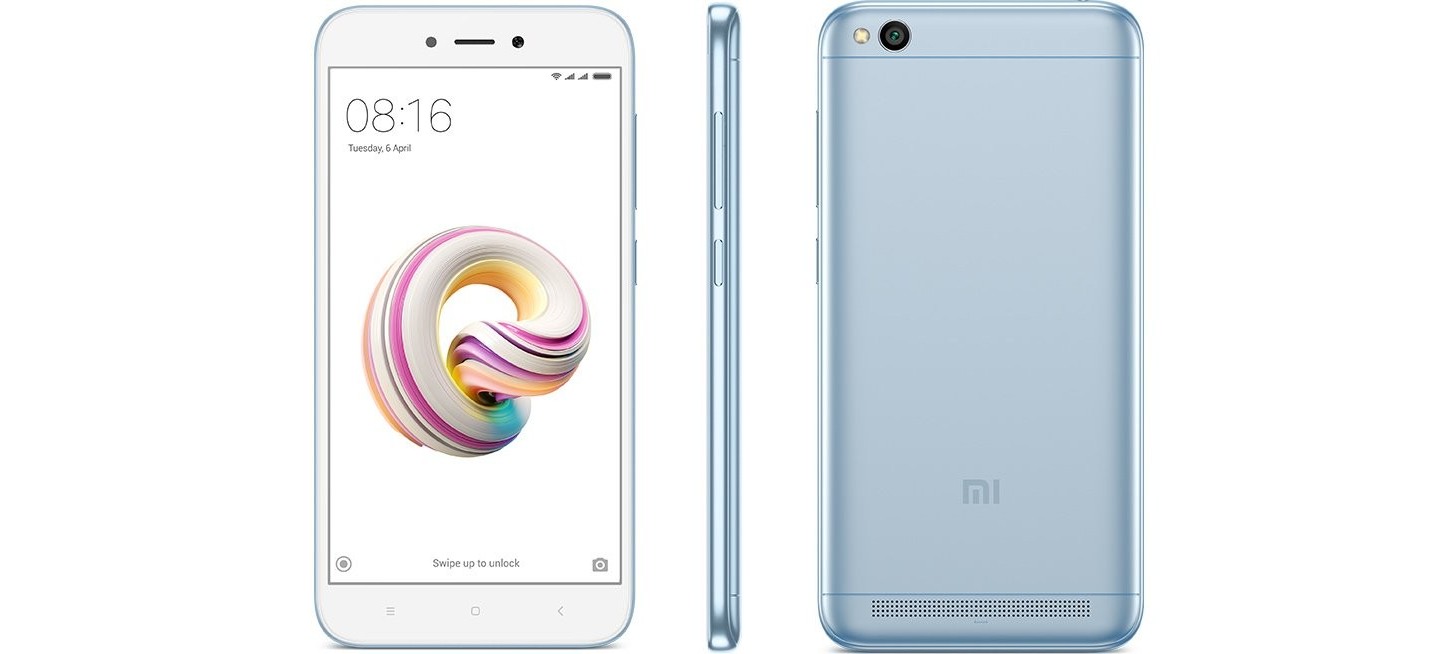 Xiaomi celebrated the success of the Redmi 5A release of a new color - Lake Blue