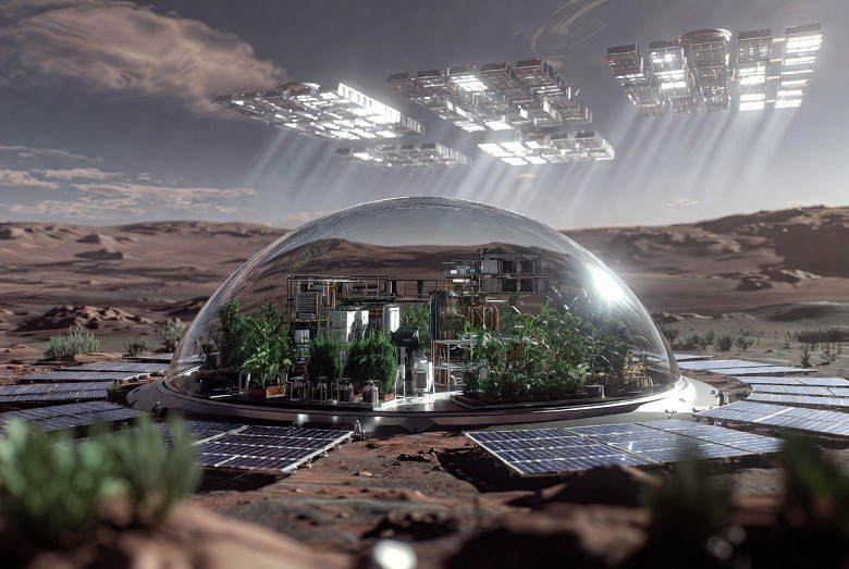 Terraforming de Mars sous des dômes