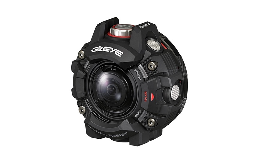 Экшен-камера Casio G’Z Eye выдерживает падение с высоты 50 метров и не боится воды