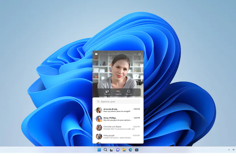 La nueva compilación de Windows 11 ahora es compatible con los widgets de terceros y con una nueva función en Teams