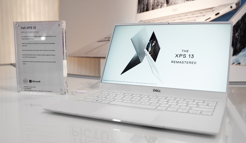CES 2019: новый ноутбук Dell XPS 13 с веб-камерой на правильном месте