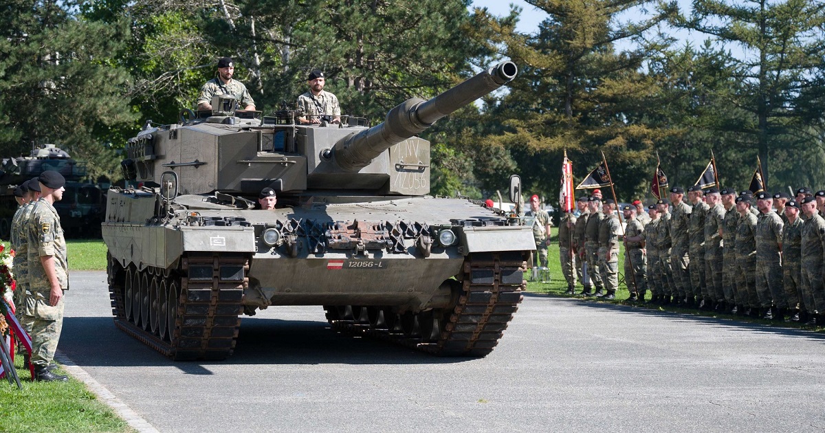 Austria's Leopard 2A4 tanks have begun undergoing a $260m upgrade process to the A7 level