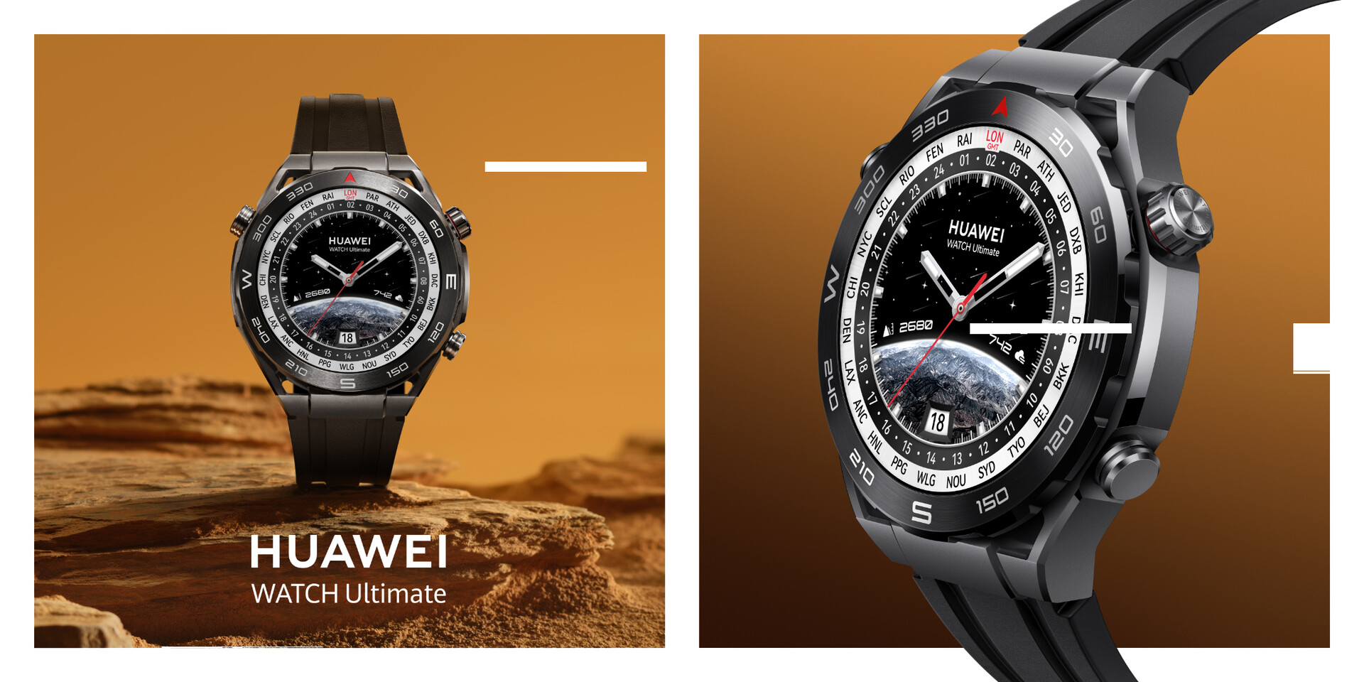 La Huawei Watch Ultimate a fait ses débuts en Europe sans liaison satellite, mais avec un cadeau