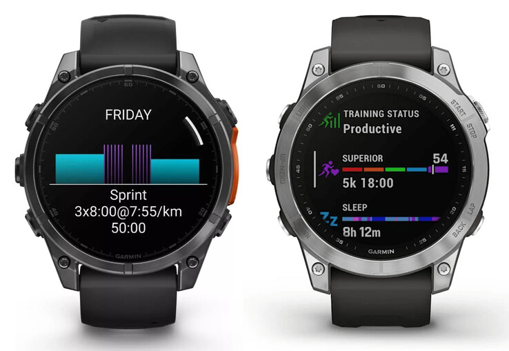 Серия Garmin Fenix 8 будет иметь большие AMOLED дисплеи и новый дизайн