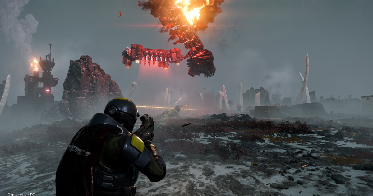 The battle for democracy: PlayStation shows another trailer for co-op shooter Helldivers 2