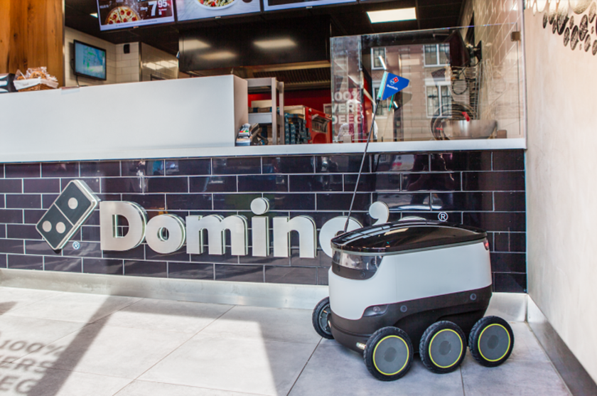 Domino's начнет доставлять пиццу с помощью роботов