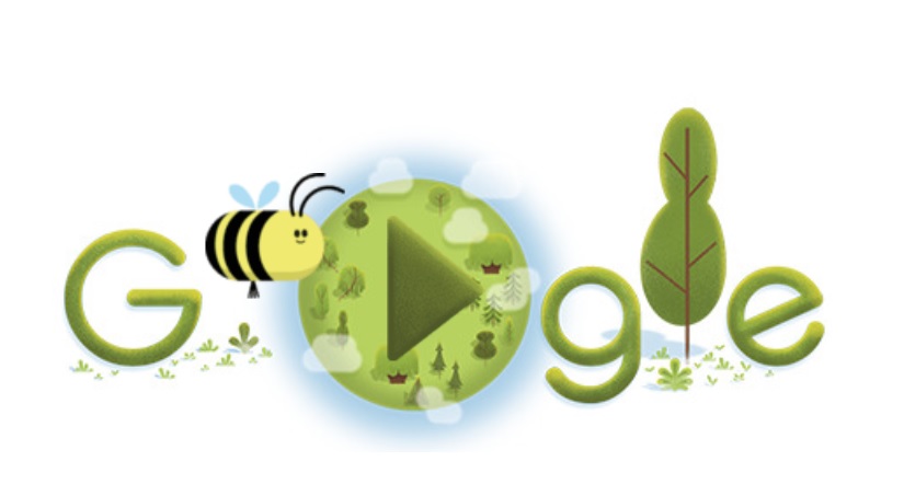 День Земли 2020: почувствуйте себя пчелой в Google Дудл