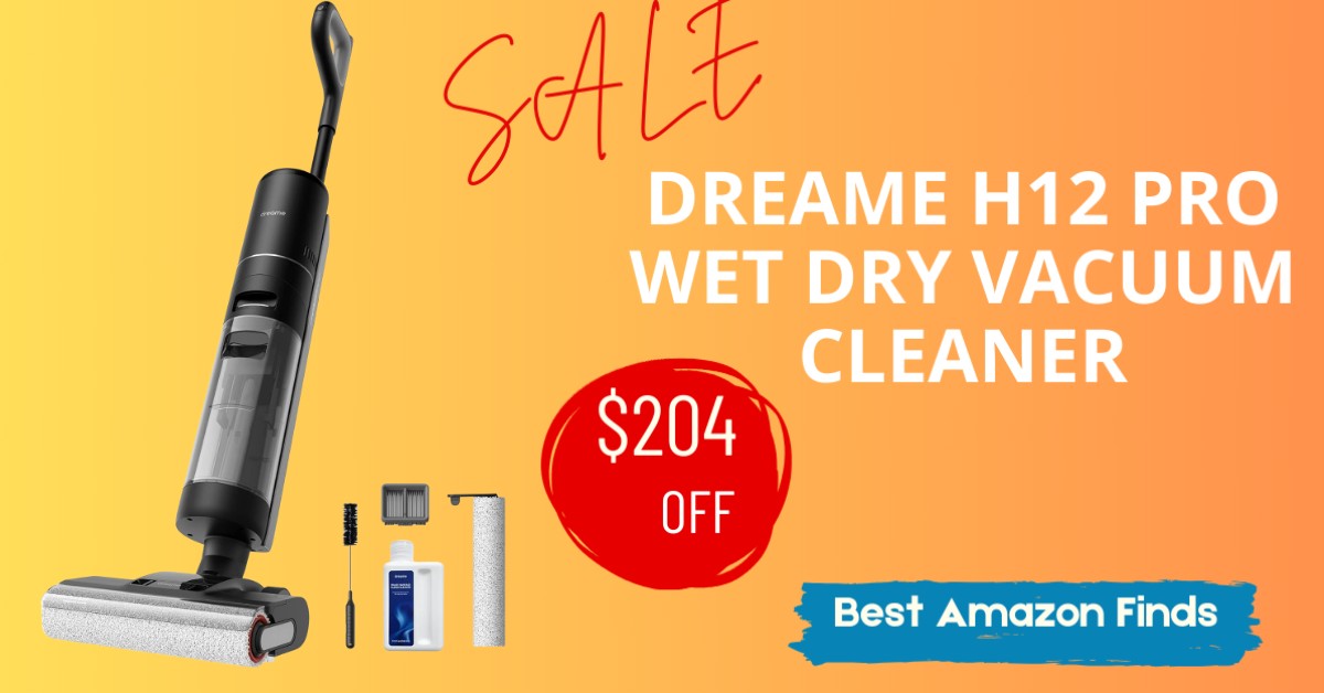 Dreame H12 PRO Wet Dry Vacuum Cleaner - Buy Now $204 Off!