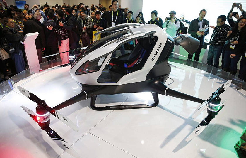 EHang получила разрешение на тестирование автономных пассажирских дронов в Неваде
