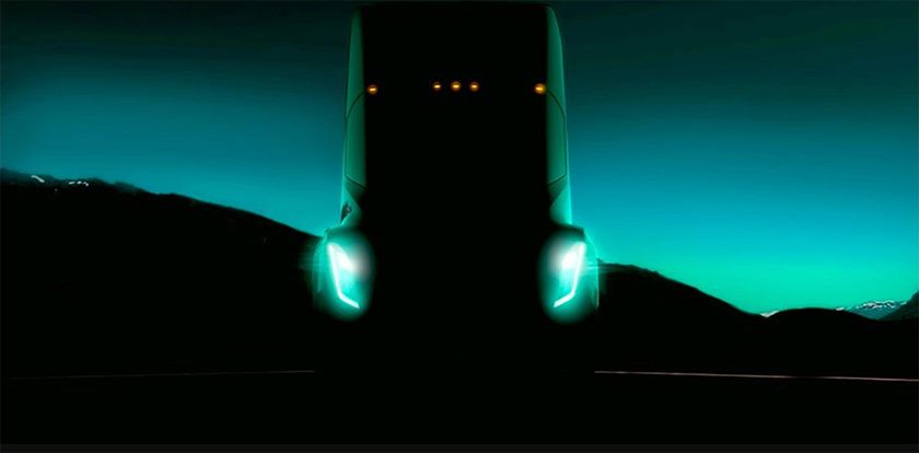 Илон Маск мельком показал электрический грузовик Tesla