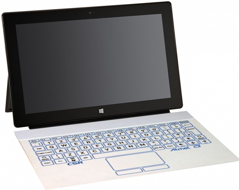 Microsoft запатентовала чехол-сенсорную клавиатуру с E-Ink-экраном