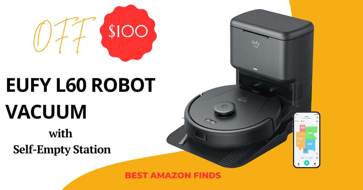 Eufy L60 Robot Vacuum with Self-Empty Station - Limited $100 Discount!