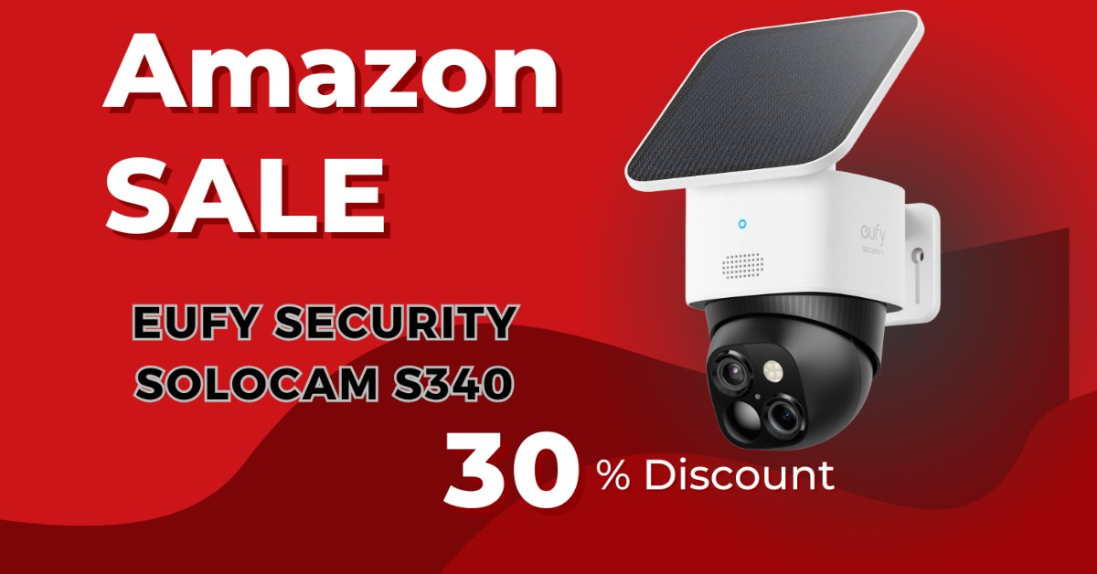 Eufy Security SoloCam S340 - Don't miss $60 Discount!