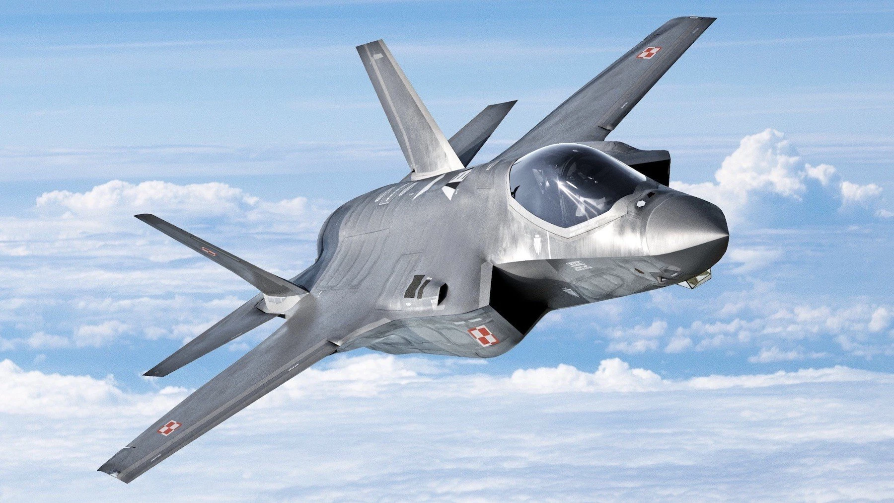 Polen flyr for første gang med F-35A: en ny æra i luftfarten