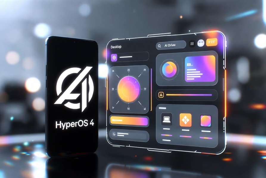 Концепт интерфейса HyperOS 4