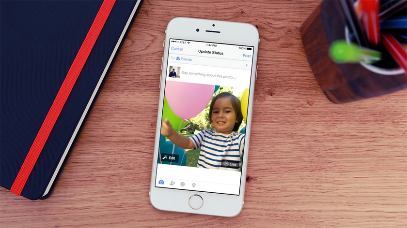 Facebook добавил поддержку живых фото, пока только на iOS