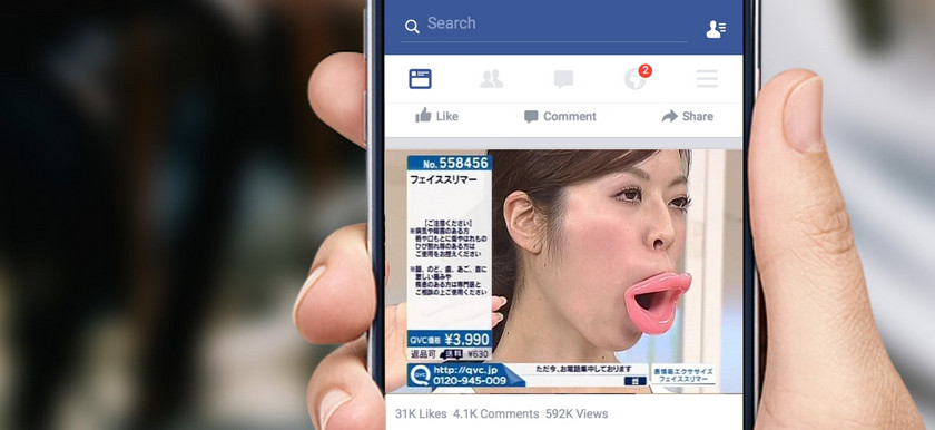 Facebook тестирует видеомагазин в своём приложении