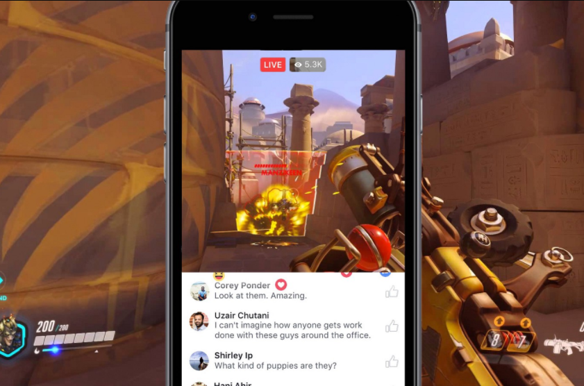 Facebook builds its own streaming service into video games