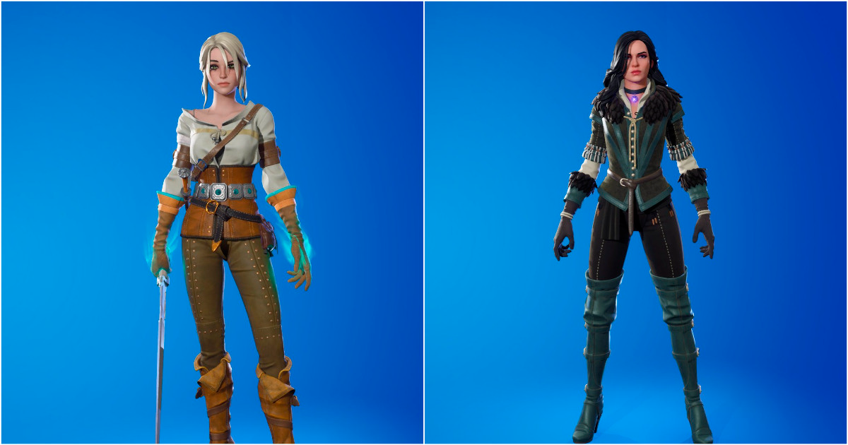 You can never have too many skins: Insider reveals images of Ciri and Jenefer from The Withcer 3 to appear in Fortnite 