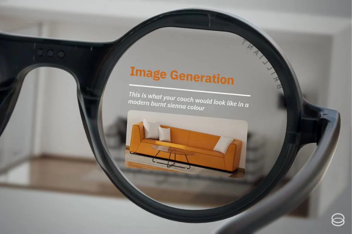 Стартап Brilliant Labs представив Frame - смарт-окуляри за $350 із ШІ, прозорим microOLED екраном і зарядкою у вигляді носа