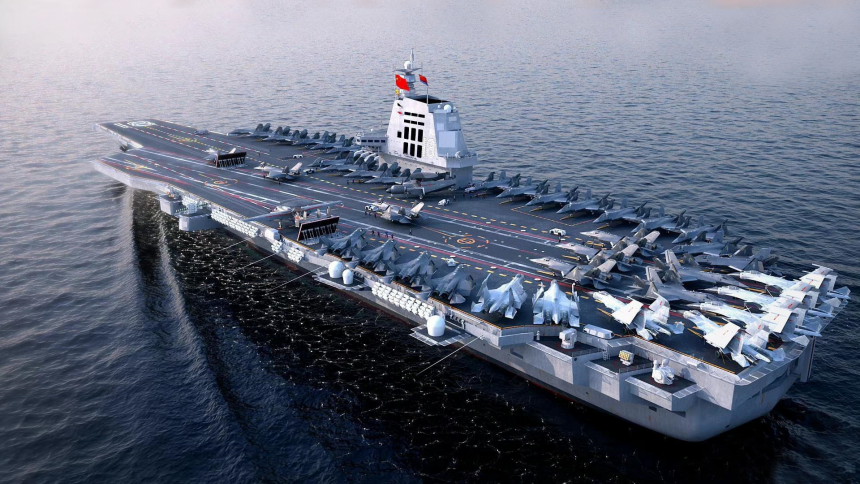 China will commission the most advanced aircraft carrier Fujian in 2025 with electromagnetic catapults for fifth-generation J-35 fighters