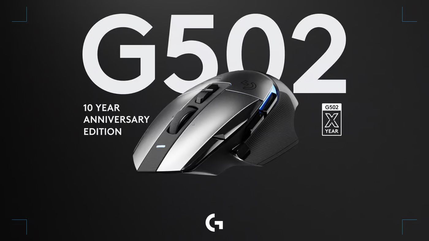 Logitech unveils limited edition G502 X Plus AL Edition aluminium mouse to celebrate 10th anniversary