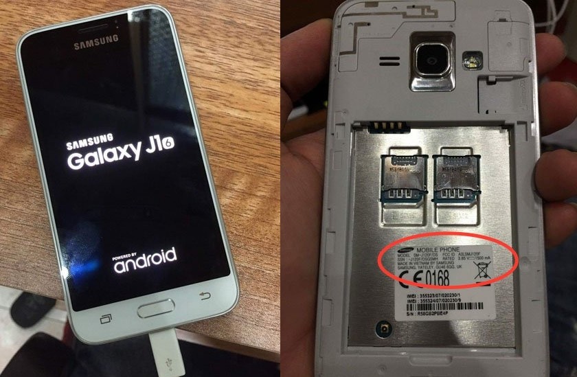 Смартфон Samsung Galaxy J1 (2016) предстал на живых фото