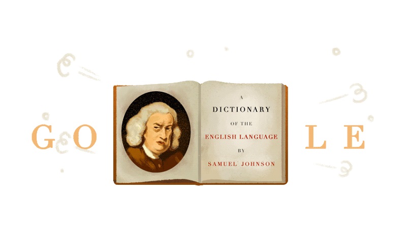 Google отмечает 308 лет со дня рождения Сэмюэля Джонсона