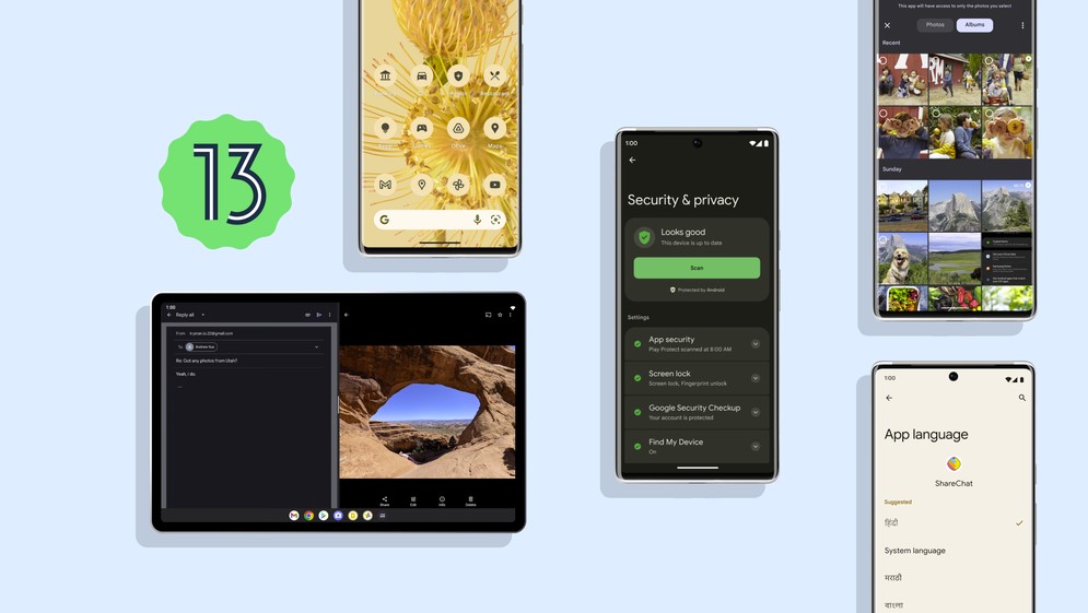 Google Pixel-Handys erhalten heute Android 13