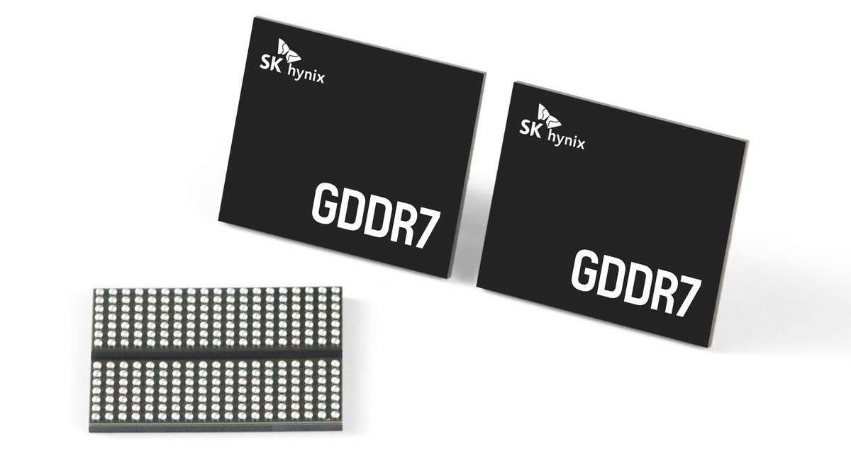 SK hynix startet Produktion von GDDR7-Speicher: bis zu 40 Gbps Geschwindigkeit in neuen Modulen
