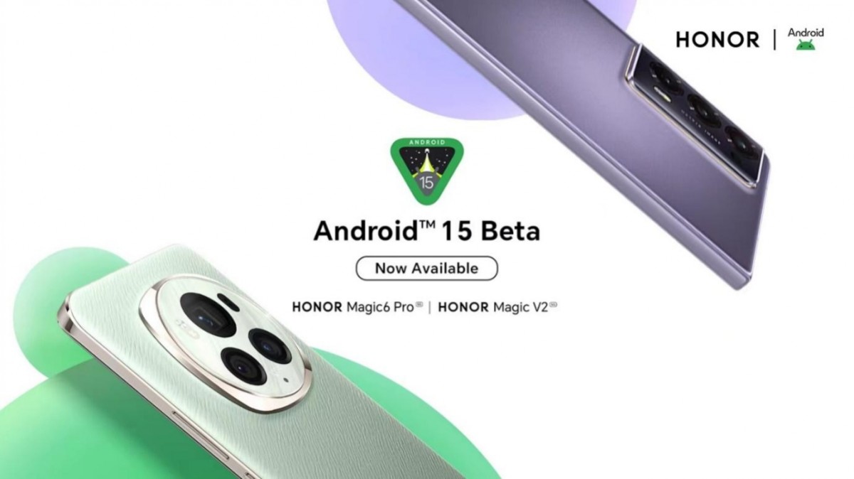 Honor lanza pruebas beta de Android 15 en Magic6 Pro y Magic V2