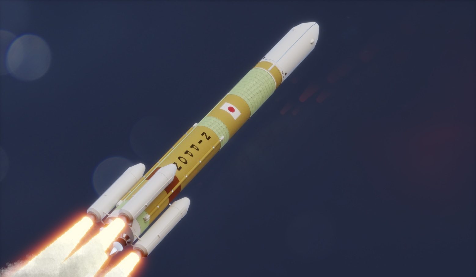 Японія скасувала запуск нової ракети H3 через проблеми з боковим бустером