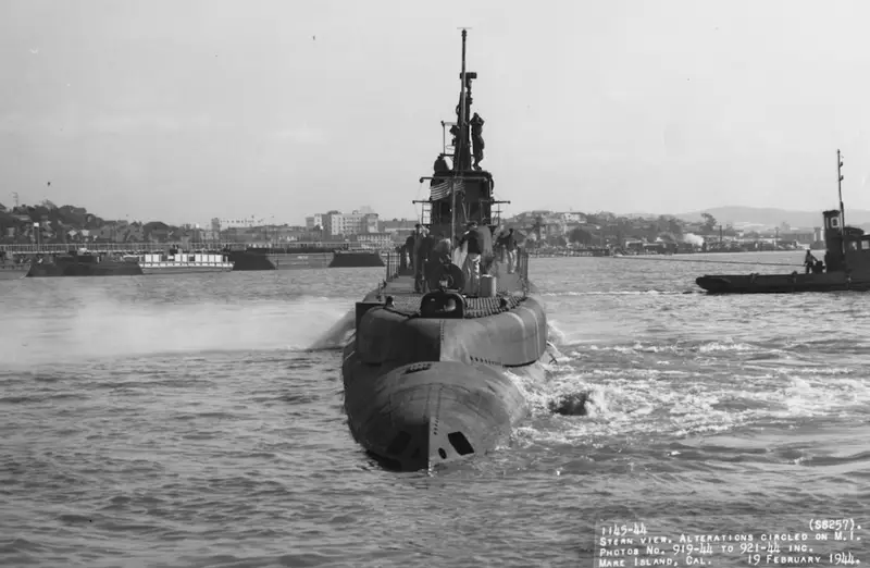 De legendarische USS Harder, een onderzeeër uit de Tweede Wereldoorlog, is gevonden op de bodem van de Zuid-Chinese Zee. 