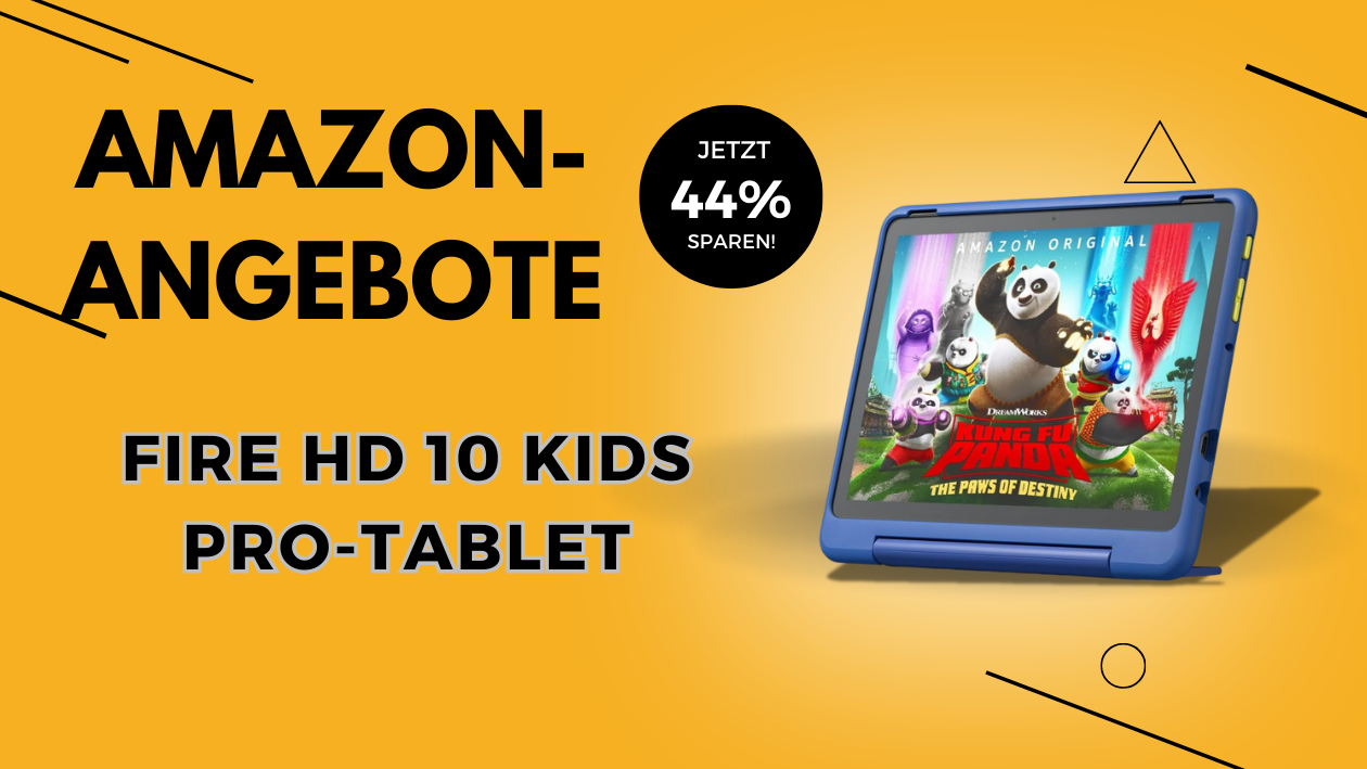 Fire HD 10 Kids Pro-Tablet: Digitaler Spaß für kleine Entdecker – Jetzt 95€ günstiger!