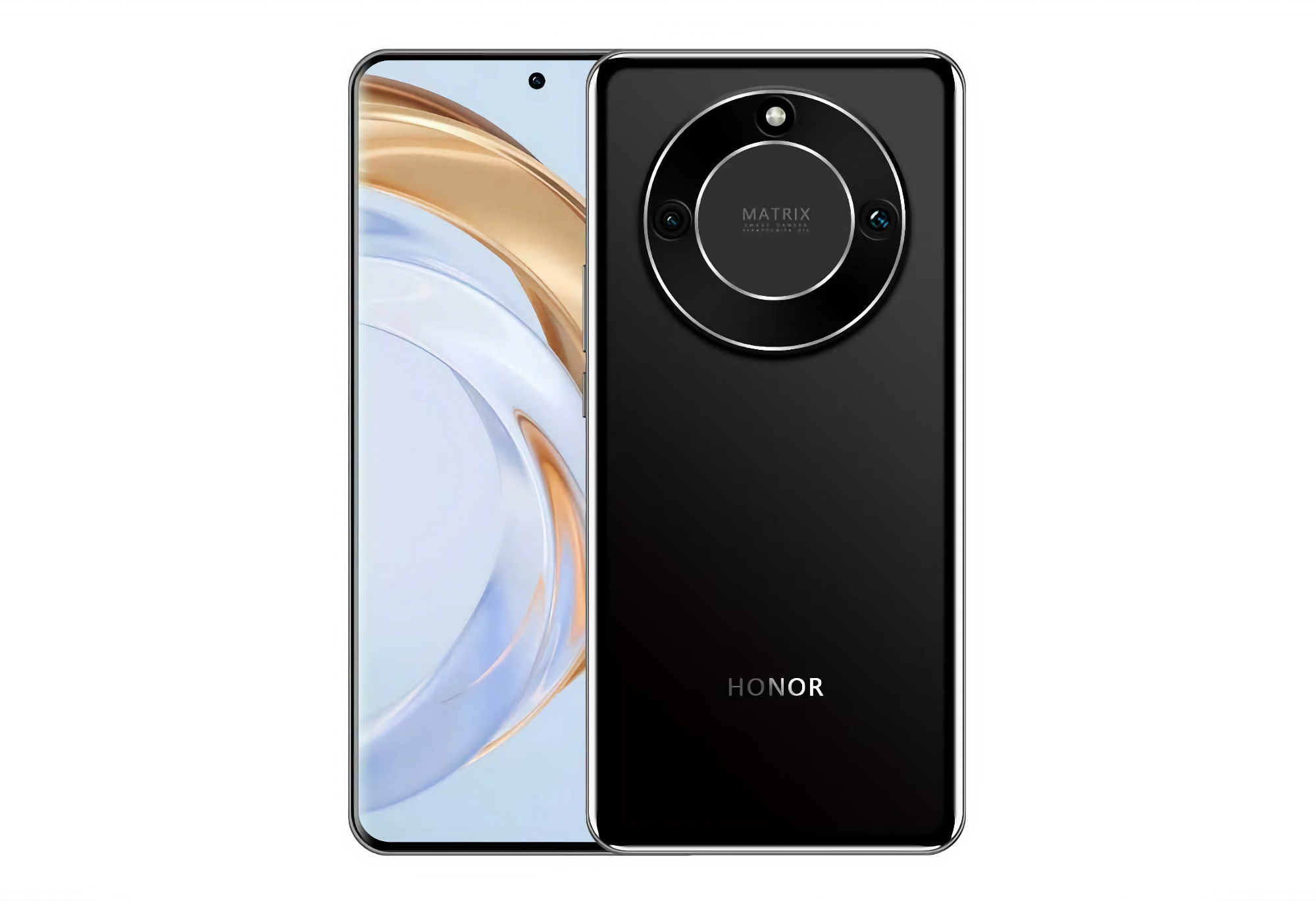 Honor X50 met plat beeldscherm en dubbele camera is opgedoken in kwaliteitsbeelden