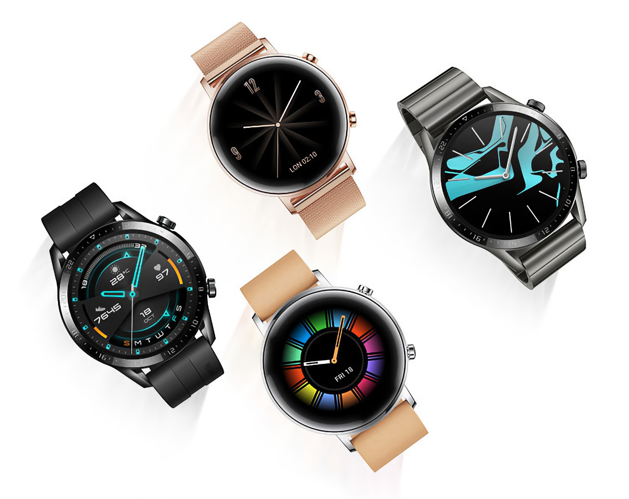 Smart watch Huawei Watch GT2 with the update received new features