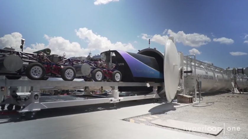 Hyperloop One разогнала свою капсулу до 309 километров в час
