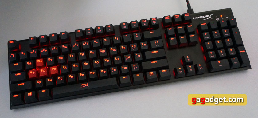 Механические клавиатуры HyperX с переключателями Red и Brown уже в Украине
