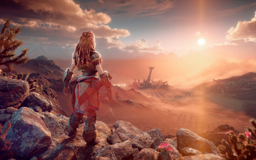 Horizon Forbidden West è diventato oro, è stato mostrato anche il gameplay di PS4 PRO