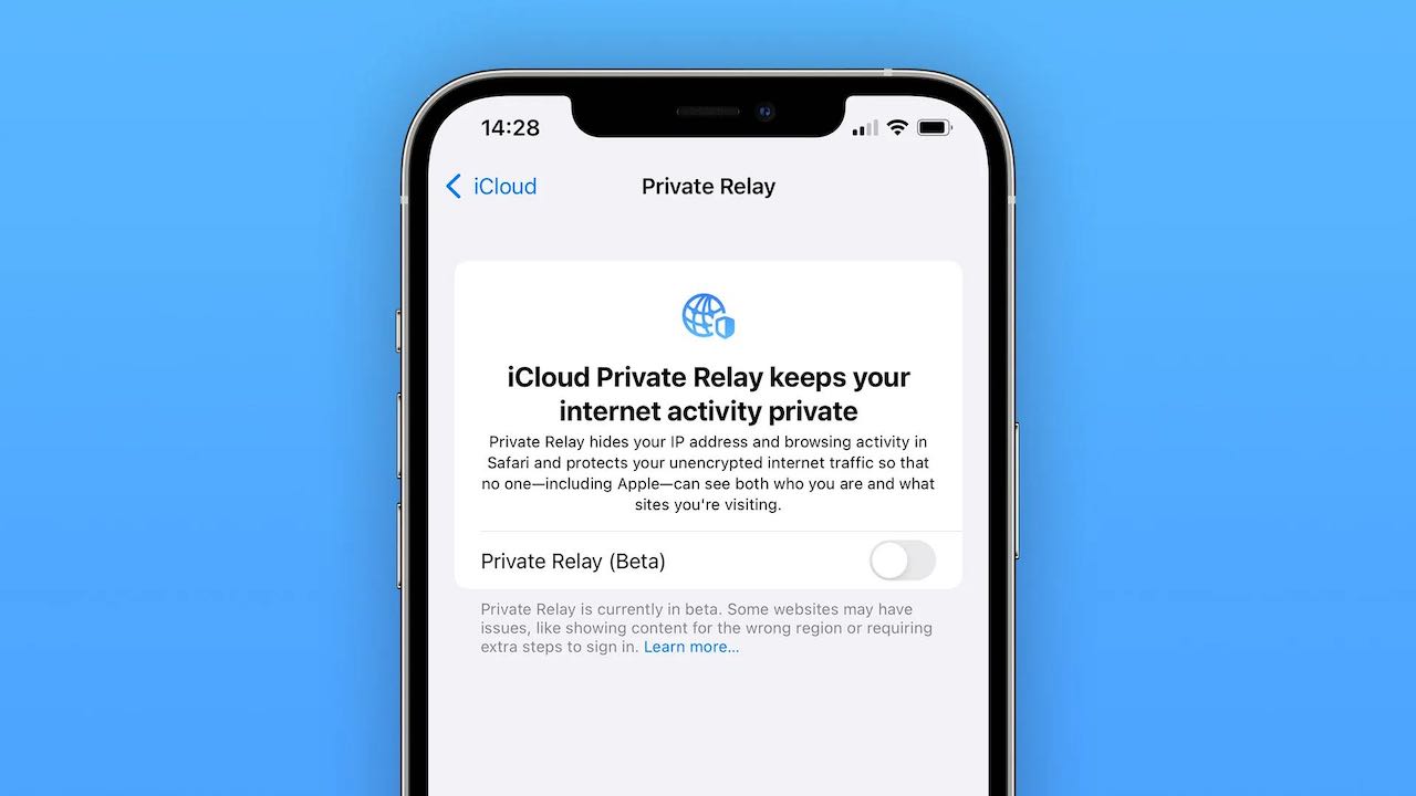 Функція iCloud Private Relay тепер вважається "бета-версією" і за замовчуванням відключена в iOS 15