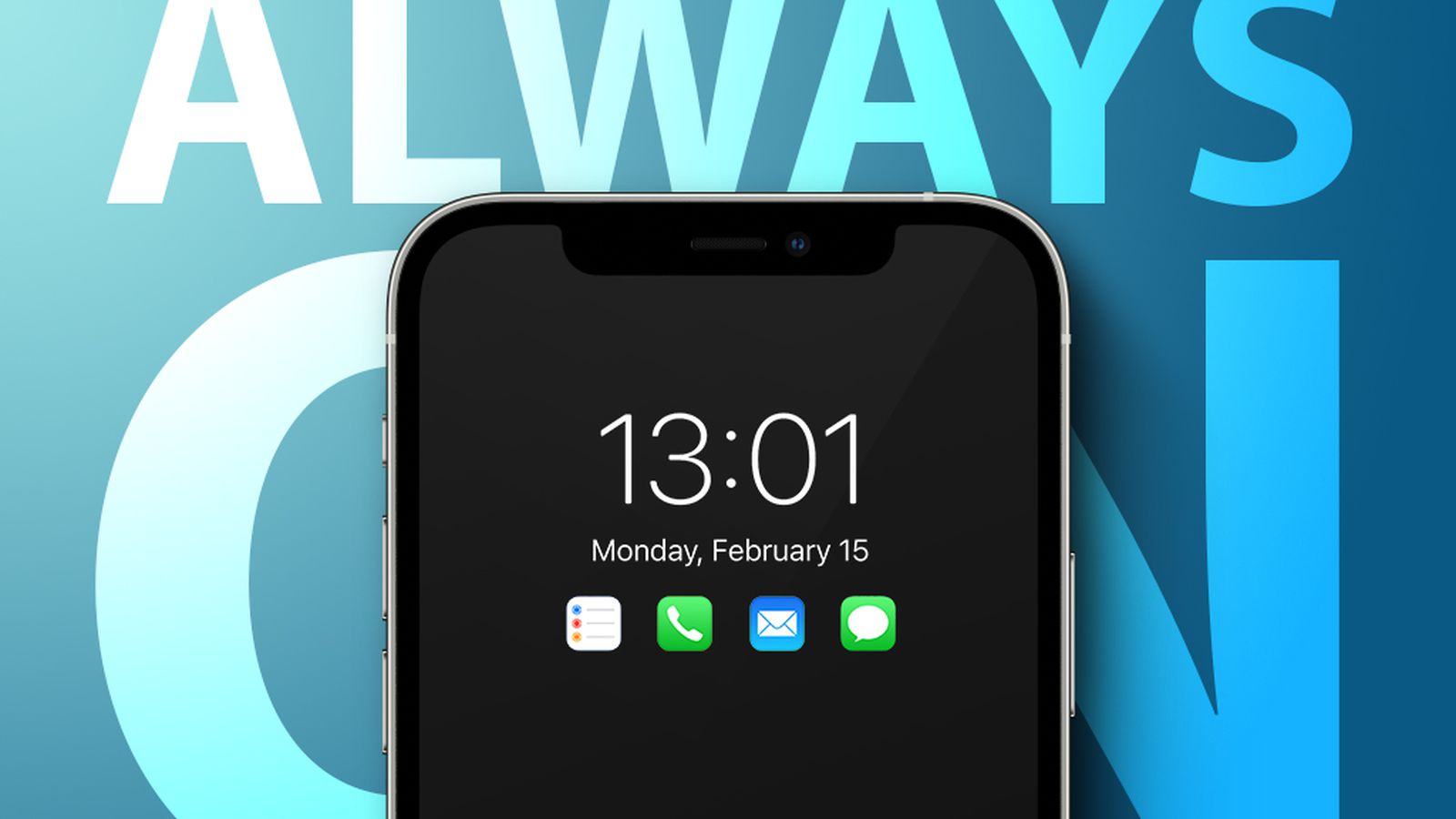 Гурман: смартфоны iPhone 14 Pro вместе с iOS 16 получат функцию Always-On Display