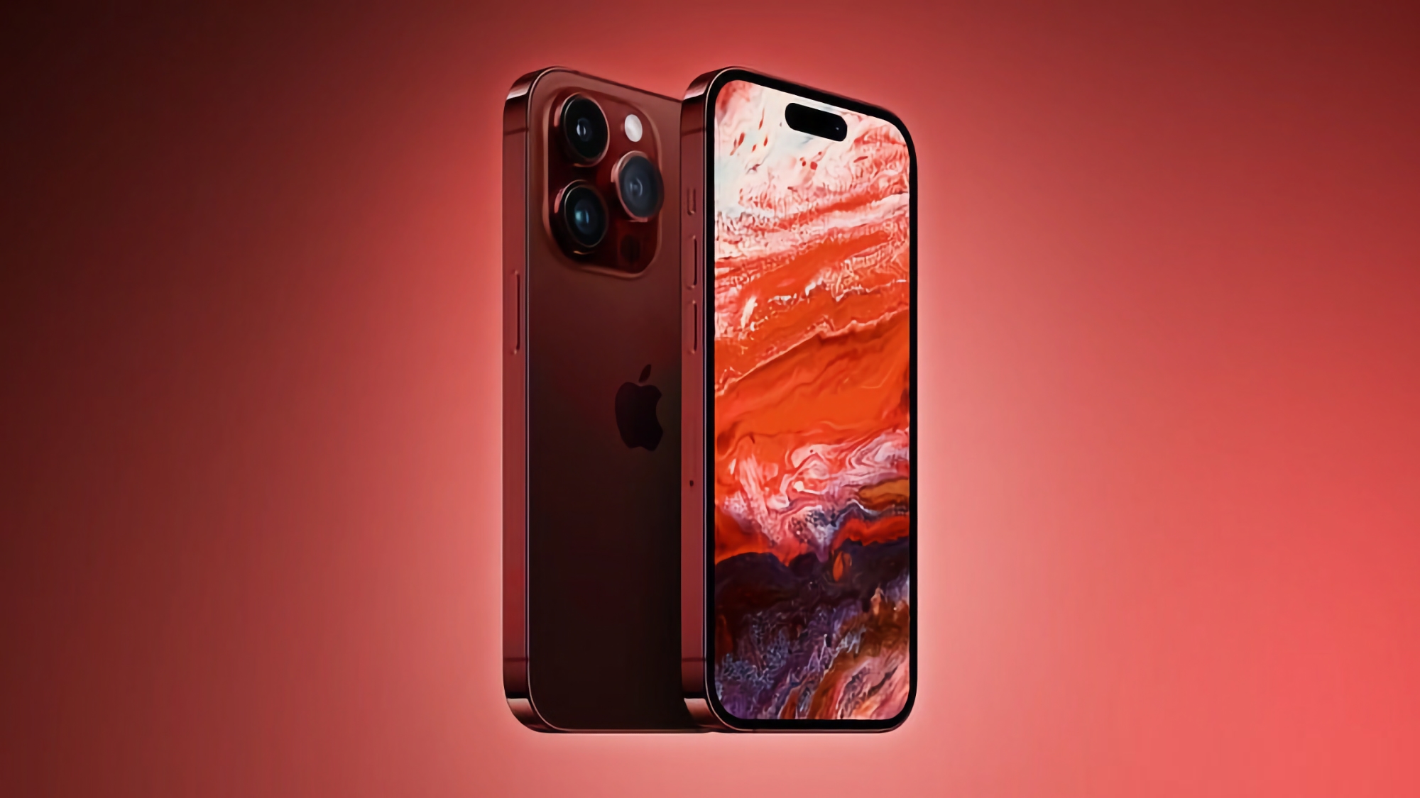 Rumores: Apple planea lanzar el iPhone 15 Pro en rojo oscuro