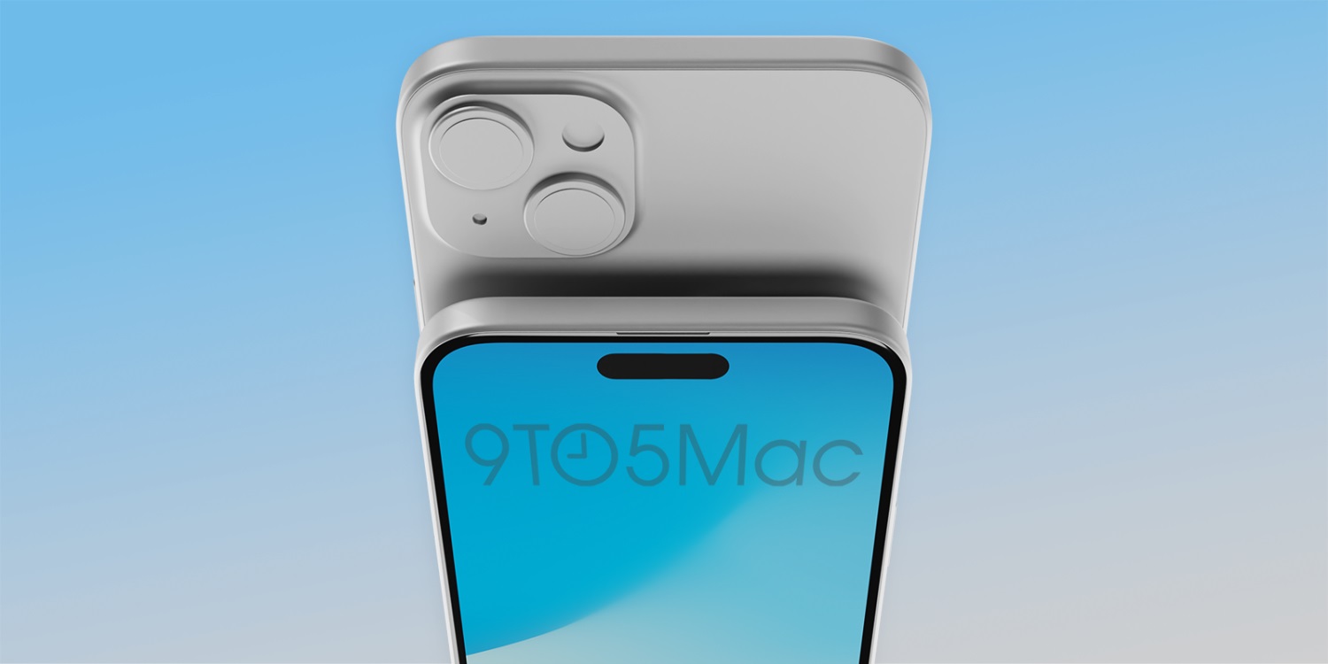 iPhone 15 Plus sur les restituteurs de la CAO : Île dynamique et port USB-C au lieu de Lightning
